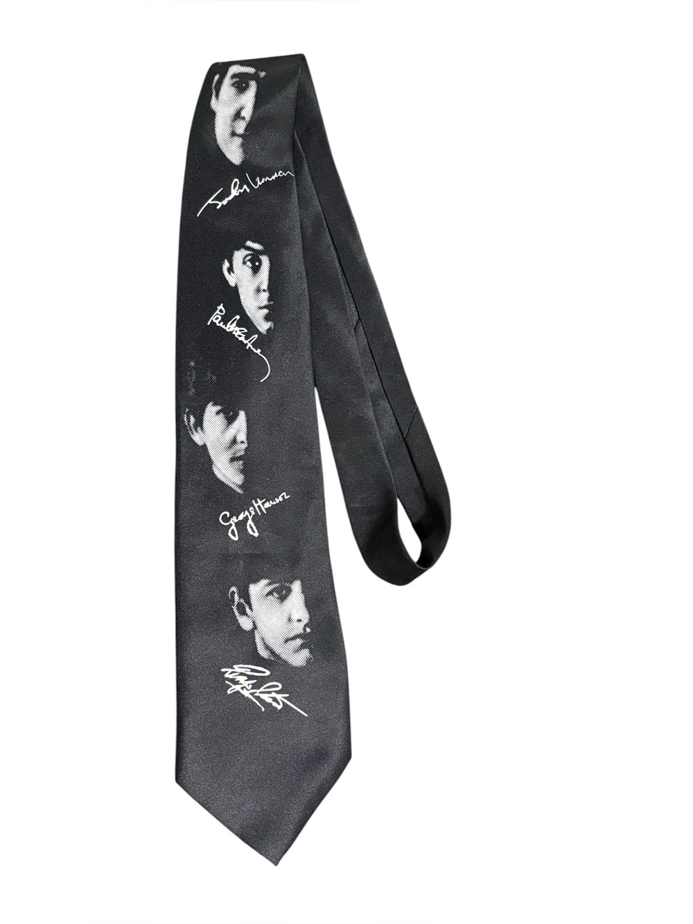 Manterbello Classic Rick Band The Beatles  Necktie Hand Made In Italy